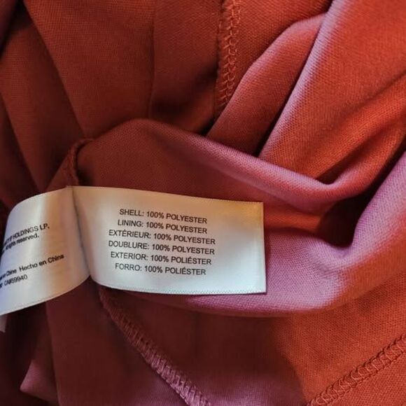 Maternity Mauve Dress Size Medium - Picture 6 of 6